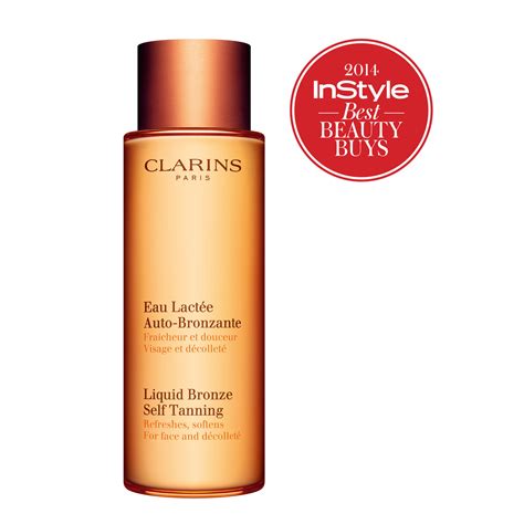 clarins liquid bronze self tanning.